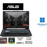 Asus tuf Gaming A15 FA506NCG-HN206 Amd Ryzen 7 7445HS 8gb 512GB SSD Rtx 3050 4gb W11 Pro 15.6"duddi - 512 GB - 8 GB