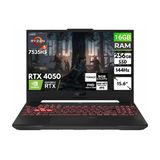 Asus TUF Gaming A15 Ryzen 5-7535HS 16 GB 256 GB SSD RTX4050 15.6'' FHD Freedos Taşınabilir Bilgisayar FA507NU-LP157 BT1