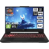 Asus Tuf Gaming A15 Ryzen-7 7435HS 48-GB DDR5 512 GB SSD RTX4060 (8GB-115W) 15.6" Fhd Windows 11 Pro Taşınabilir bilgisayar Oyuncu Notebook FA507NVR-LP147HMF40