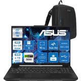 Asus Tuf Gaming F16 Fx607vj Intel Core 5-210H 64Gb 4Tb Ssd Rtx3050 6Gb 16 Inç Wuxga 144Hz Ips Windows 11 Home Gaming Notebook Rl033h35 + Zetta Çanta