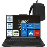 Asus Tuf Gaming F16 FX607VU Intel Core Ultra 5 210H 16GB Ddr5 512GB SSD 6GB/RTX4050/140W Freedos 16" Fhd+ 144Hz IPS Taşınabilir Bilgisayar FXRL141F01 + Zettaçanta