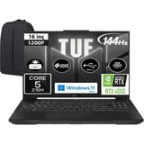 Asus Tuf Gaming F16 FX607VU-RL146-EP10 Core 5 210H 32 GB Ram 2 Tb SSD RTX4050 16" Wuxga 144Hz Windows 11 Pro Taşınabilir Bilgisayar + Elektropasaj Çanta