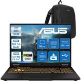 Asus Tuf Gaming F16 FX608JMI Intel® Core™ I7 14650HX 128GB Ddr5 512GB SSD+512GB SSD 8GB/RTX5060 115W 16-Inch Fhd+ 1920 x 1200, 144Hz IPS-SRGB:100% Freedos Gaming Laptop WTU403P50+ZETTAÇANTA - 512 GB + 512 GB - 128 GB