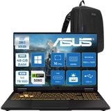 Asus Tuf Gaming F16 FX608JMI Intel® Core™ I7 14650HX 48GB Ddr5 1tb Ssd+1tb SSD 8GB/RTX5060 115W 16-Inch Fhd+ 1920 x 1200, 144Hz IPS-SRGB:100% WINDOWS11HOME Gaming Laptop WTU403H20+ZETTAÇANTA - 1 TB + 1TB - 48 GB