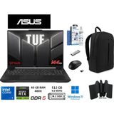 Asus tuf Gaming FX607VU-RL017 Intel Core 5 210H 40GB 512GB SSD RTX4050 140W W11 Pro 16" Duddi Çanta+Mouse+Mousepad+Usbbellek+Temizlikkit - 512 GB - 40 GB
