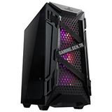 Asus Tuf Gaming Gt301 Gaminggentr Edition Rgb Temperli Cam Usb 3.1 Mid Tower Kasa Parlak Siyah