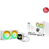 ASUS TUF GAMING LC III 240 ARGB AURA SYNC RGB 120MM*2 ADRESLENEBİLİR RGB FAN CPU SIVI SOĞUTUCUSU BEYAZ 6 YIL GARANTİ - Çok Renkli