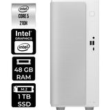 Asus V500 Mini Tower Core 5 210H Mini PC 48GB RAM 1TB SSD FreeDOS + Per4 USB V50105210H016WP310