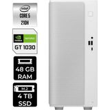 Asus V500 Mini Tower Core 5 210H Mini PC 48GB RAM 4TB SSD FreeDOS + Per4 USB V50105210H016WP432