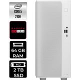 Asus V500 Mini Tower Core 5 210H Mini PC 64GB RAM 2TB SSD FreeDOS + Per4 USB V50105210H016WP375