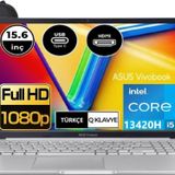 Asus Vivobook 15 X1502VA-NJ734-EP3 Intel Core I5 13420H 24 GB Ram 512 GB SSD 15.6" Fhd Windows 11 Pro + Elektropasaj Çan