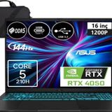 Asus Vivobook 16 V3607VU-EP3 Intel Core 5 210H 24GB 512 SSD RTX4050 6gb Windows 11 Pro 16" Wuxga 144Hz + Elektropasaj Ça
