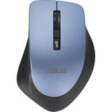 Asus WT425 Siyah Mavi Ergonomik Sessiz Optik Kablosuz Mouse