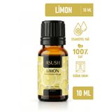 ASUSH Limon Esansiyel Yağ 10 ML – Ferah, Canlı ve Narenciye Kokulu Aromatik Yağ