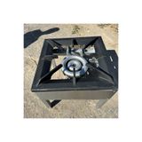 ASVEN 60x60 Cm Döküm Çift Başlıklı Canavar Volkan Ocak Sanayi Ocağı 34 Kilo Yer Ocağı