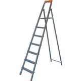 Asvera - 6+1 Basamaklı Profil Merdiven - 6 Basamaklı Ev, Bahçe ve Iş Yeri Kullanımına Uygun