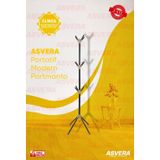 Asvera Elmas Serisi - Teak Portatif Modern Portmanto | Ayaklı Askılık | Yerli Üretim