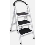 ASVERA Metal 3 Basamaklı 67x36x23 Cm Katlanabilir Ev - Ofis Tipi Oturaklı Merdiven