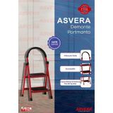 Asvera Safir Serisi – Patika 2’li Ev Tipi Katlanır Merdiven | Hafif, Kaymaz, Dayanıklı Tasarım