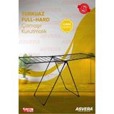 Asvera Turkuaz Full-Hard Kalın Borulu Kanatlı Çamaşır Kurutma Askısı - Sağlam Ev Kurutmalığı