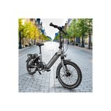 AsVIVA B13 Katlanabilir Elektrikli Bisiklet 36V Samsung Batarya – 20” Jant, Gri