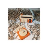 aswood Ahşap Elyapımı Baby Telsiz + Baby Radyo Oyuncak Set,montessori Oyuncak,hediyelik Çocuk Oyuncağı