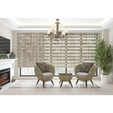 Asy Home Tropikal Dijital Baskılı Piliseli 150x200 cm Stor Perde