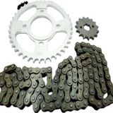 ASYA 125 CG ÖN-ARKA DİŞLİ ZİNCİR SET TEL JANT 428 100L 38-15T
