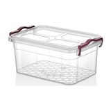Asya 2 No Çok Amaçlı Plastik Saklama Kabı 17x25,5x11 cm Sızdırmaz Tasarım ve Kolay Temizlik
