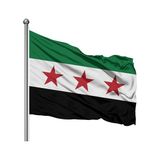 Asya Bayrak 70X105 Yeni Suriye Bayrağı