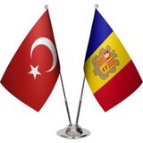 Asya Bayrak Andorra Ikili Masa Bayrağı