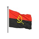 Asya Bayrak Angola Gönder Bayrağı 50X75