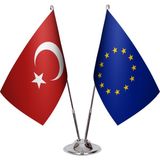 Asya Bayrak Avrupa Birliği Ikili Masa Bayrağı