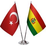 Asya Bayrak Bolivya Ikili Masa Bayrağı