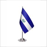 Asya Bayrak El Salvador Tekli Masa Bayrağı