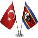 Asya Bayrak Esvatini Ikili Masa Bayrağı