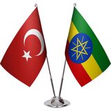 Asya Bayrak Etiyopya Ikili Masa Bayrağı