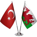 Asya Bayrak Galler Ikili Masa Bayrağı