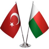Asya Bayrak Madagaskar Ikili Masa Bayrağı