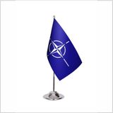 Asya Bayrak Nato Tekli Masa Bayrağı