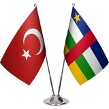 Asya Bayrak Orta Afrika Cumhuriyeti Ikili Masa Bayrağı
