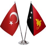 Asya Bayrak Papua Yeni Gine Ikili Masa Bayrağı