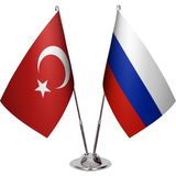 Asya Bayrak Rusya Ikili Masa Bayrağı