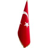 Asya Bayrak Saçaklı Makam Bayrağı Direksizaçaklı
