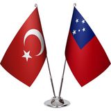 Asya Bayrak Samoa Ikili Masa Bayrağı