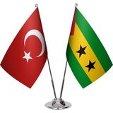 Asya Bayrak Sao Tome Principe Ikili Masa Bayrağı