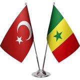 Asya Bayrak Senegal Ikili Masa Bayrağı