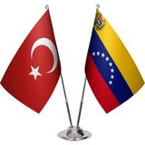 Asya Bayrak Venezuella Ikili Masa Bayrağı