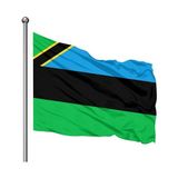 Asya Bayrak Zanzivar 70X105 Gönder Bayrak