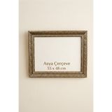 Asya Çerçeve 33 x 48 cm Saltanat Serisi Camlı Oda Mutfak Salon Koridor Poster Puzzle Forma ve Resim Çerçevesi
